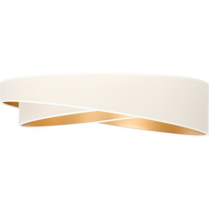 BRILAGI - Candeeiro de tecto LED dimerizável VELVET TWIST LED/36W/230V 3000-6000K Ø 65 cm Wi-Fi Tuya Beacon branco/dourado + controlo remoto