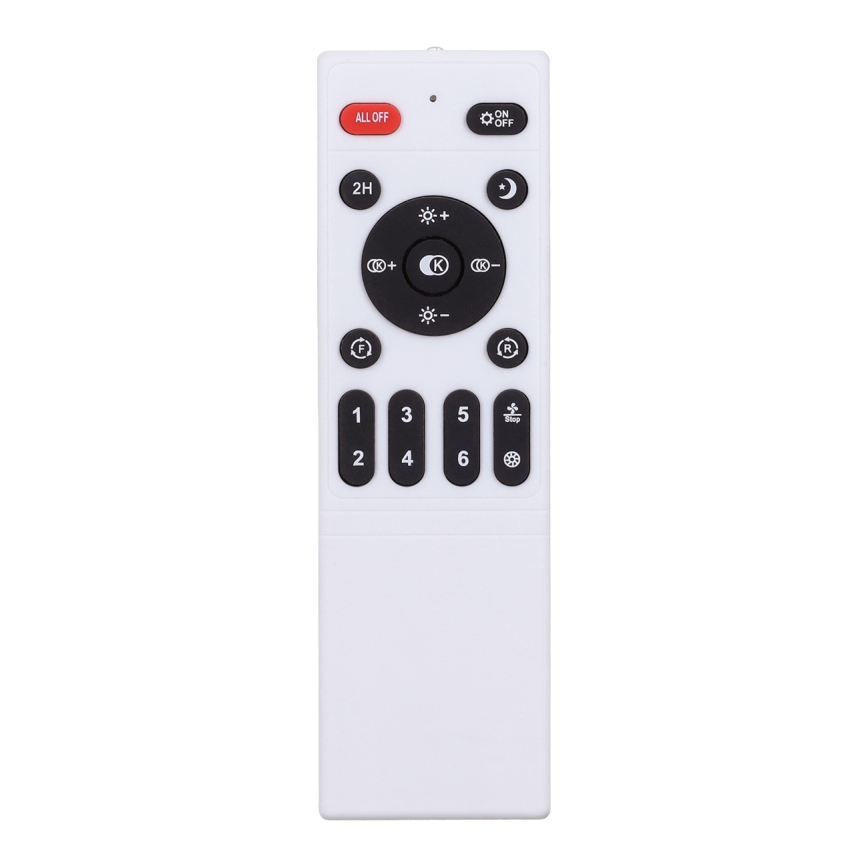 Brilagi - Luminária de teto LED dimmerizável com ventilador LED/50W/230V 3000-6500K branco + controlo remoto