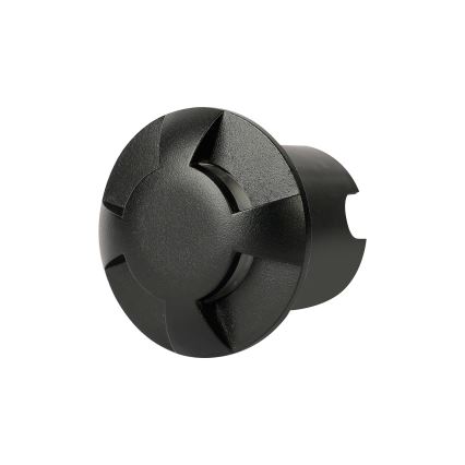 Brilagi - Luminária LED embutida no solo para exterior GROUNDRAY LED/1W/230V preta IP67
