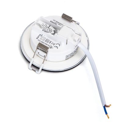 Brilagi - Luminária LED encastrada para casa de banho, 9W, 230V, 3000K, preto, IP65