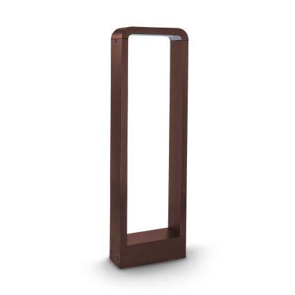 Brilagi - Luminária LED exterior BARI LED/7W/230V 3000/4000/6000K castanha IP54 50 cm