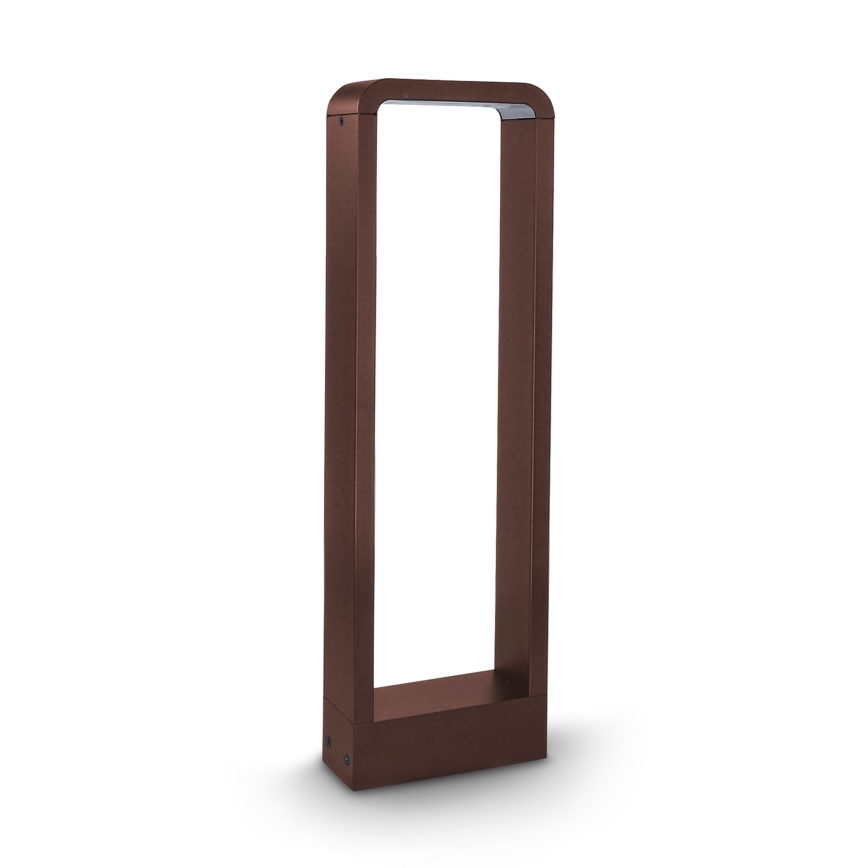 Brilagi - Luminária LED exterior BARI LED/7W/230V 3000/4000/6000K castanha IP54 50 cm