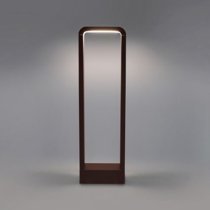 Brilagi - Luminária LED exterior BARI LED/7W/230V 3000/4000/6000K castanha IP54 50 cm