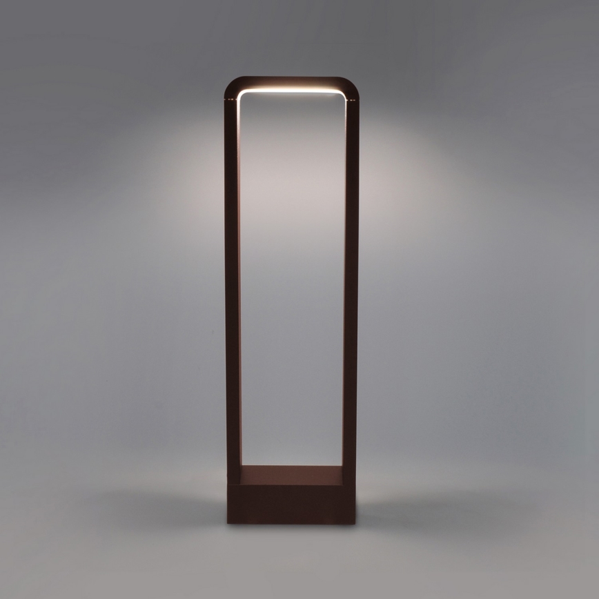 Brilagi - Luminária LED exterior BARI LED/7W/230V 3000/4000/6000K castanha IP54 50 cm