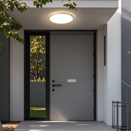 Brilagi - LED Candeeiro de tecto para casa de banho ULTRA SLIM LED/24W/230V Ø 42 cm dourado IP54