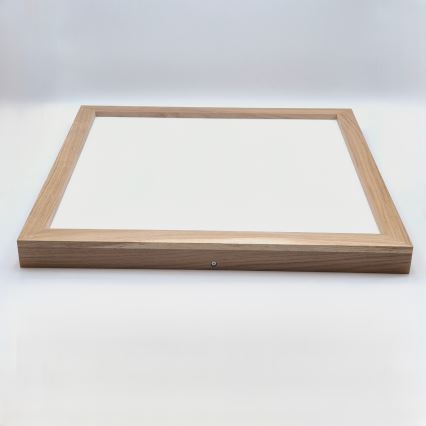 Brilagi - Candeeiro de tecto LED para casa de banho WOODY FRAME LED/50W/230V 60x60 cm IP44 carvalho