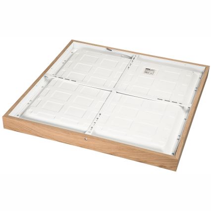 Brilagi - Candeeiro de tecto LED para casa de banho WOODY FRAME LED/50W/230V 60x60 cm IP44 carvalho