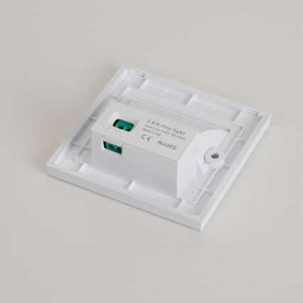 Brilagi - Luminária LED para escadas STEP LIGHT LED/1,5W/230V IP44 branca