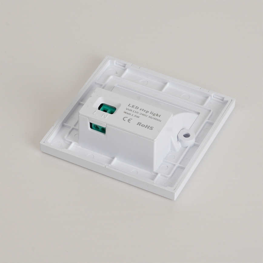 Brilagi - Luminária LED para escadas STEP LIGHT LED/1,5W/230V IP44 branca