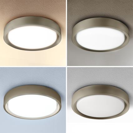 Brilagi - Candeeiro de tecto dimável MATTEO LED/60W/230V 3000-6500K Ø 51,5 cm taupe + controlo remoto