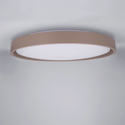 Brilagi - Candeeiro de tecto dimável MATTEO LED/60W/230V 3000-6500K Ø 51,5 cm taupe + controlo remoto