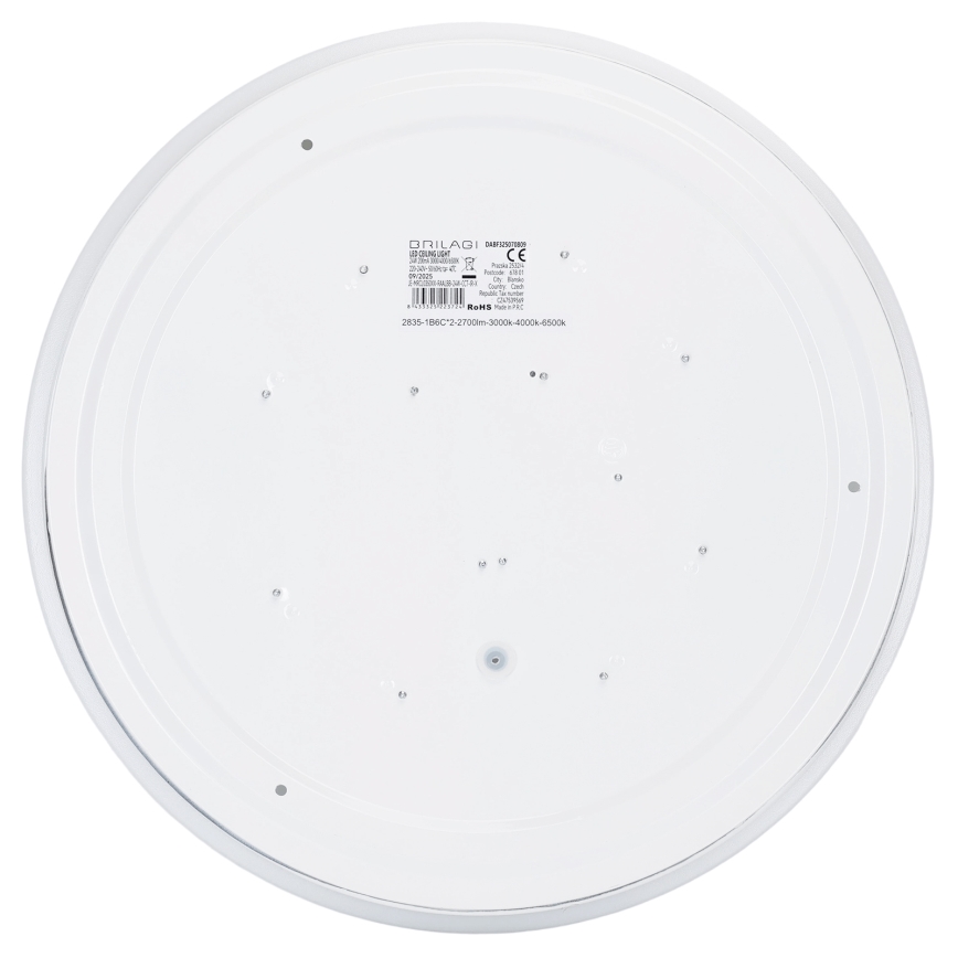 Brilagi - Plafon LED dimerizável MILKY WAY LED/24W/230V 3000-6500K diâmetro 38 cm + controlo remoto