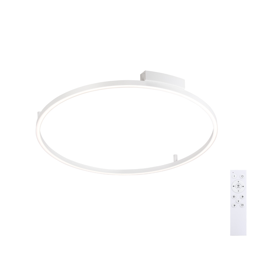 Brilagi - Candeeiro de tecto LED dimerizável PORTOFINO LED/60W/230V 3000–6000K diâmetro 80 cm branco + comando à distância