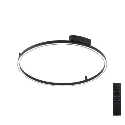 Brilagi - Luminária de teto LED dimerizável PORTOFINO LED/60W/230V 3000-6000K Ø 80 cm preta + controlo remoto