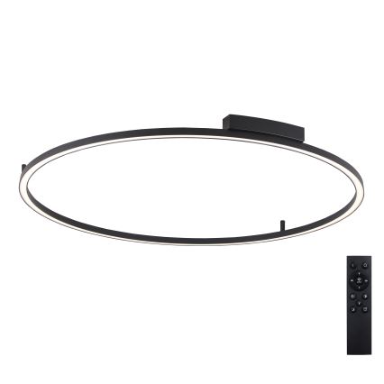 Brilagi - Candeeiro de teto LED dimerizável PORTOFINO LED/85W/230V 3000-6000K Ø 120 cm preto + controlo remoto