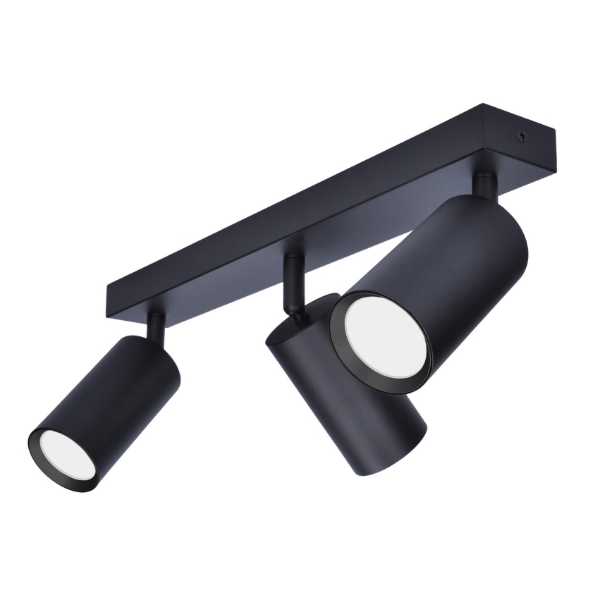 Brilagi - Foco LED RGBW dimerizável SELE 3xGU10/4,8W/230V 3000K preto + comando remoto