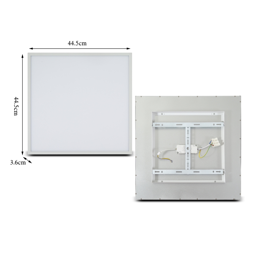 Brilagi - Luminária de Teto LED Regulável SLIMFRAME LED/36W/230V 45x45 cm 3000–6000K branca + controlo remoto