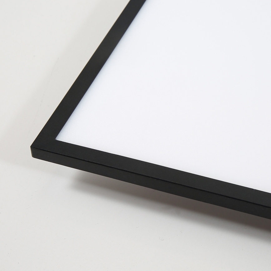 Brilagi - Luminária de teto LED regulável SLIMFRAME LED/58W/230V 120x30 cm 3000-6000K preta + controlo remoto
