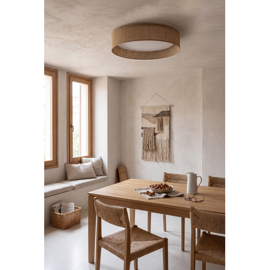 Brilagi - Luminária de teto LED dimerizável VELVET SMARTIX STARS LED/36W/230V 3000-6000K Ø 55 cm bege Wi-Fi Tuya Beacon + controlo remoto