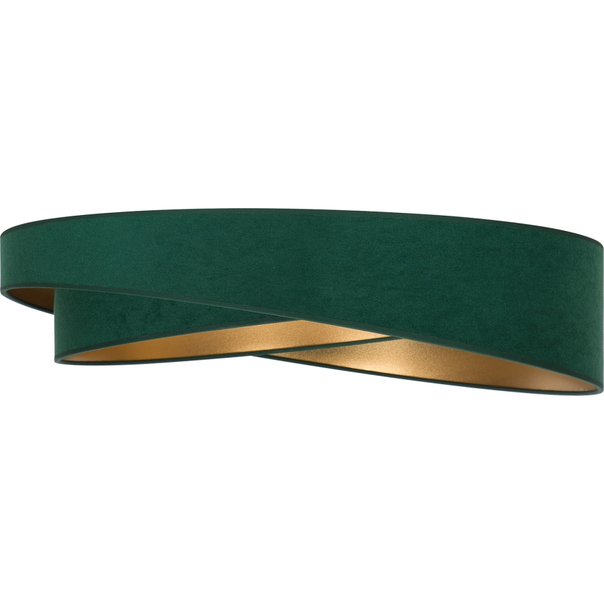 BRILAGI - LED Candeeiro de tecto dimerizável VELVET TWIST LED/36W/230V 3000-6000K Ø 65 cm Wi-Fi Tuya Beacon verde/dourado + comando remoto