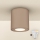 Brilagi - Luminária LED RGBW dimerizável para casa de banho MIA 1xGU10/4,8W/230V 3000K 84x80 mm bege IP54 + comando remoto