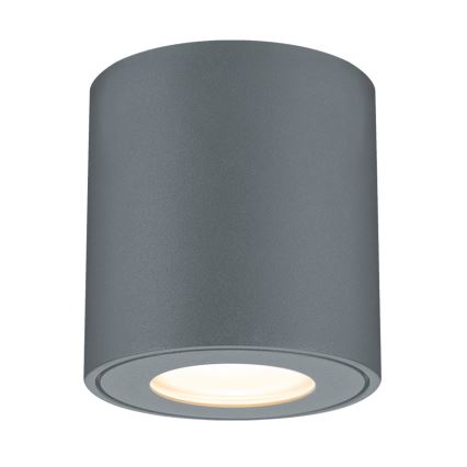 Brilagi - Luminária exterior LED RGBW regulável MIA 1xGU10/6W/230V 3000K 84x80 mm antracite IP54 + comando remoto