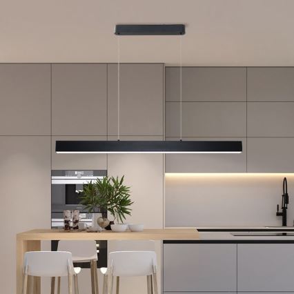 Brilagi - Lustre LED suspenso em cabo SLEEKLINE LED/40W/230V 3000/4500/6000K preto