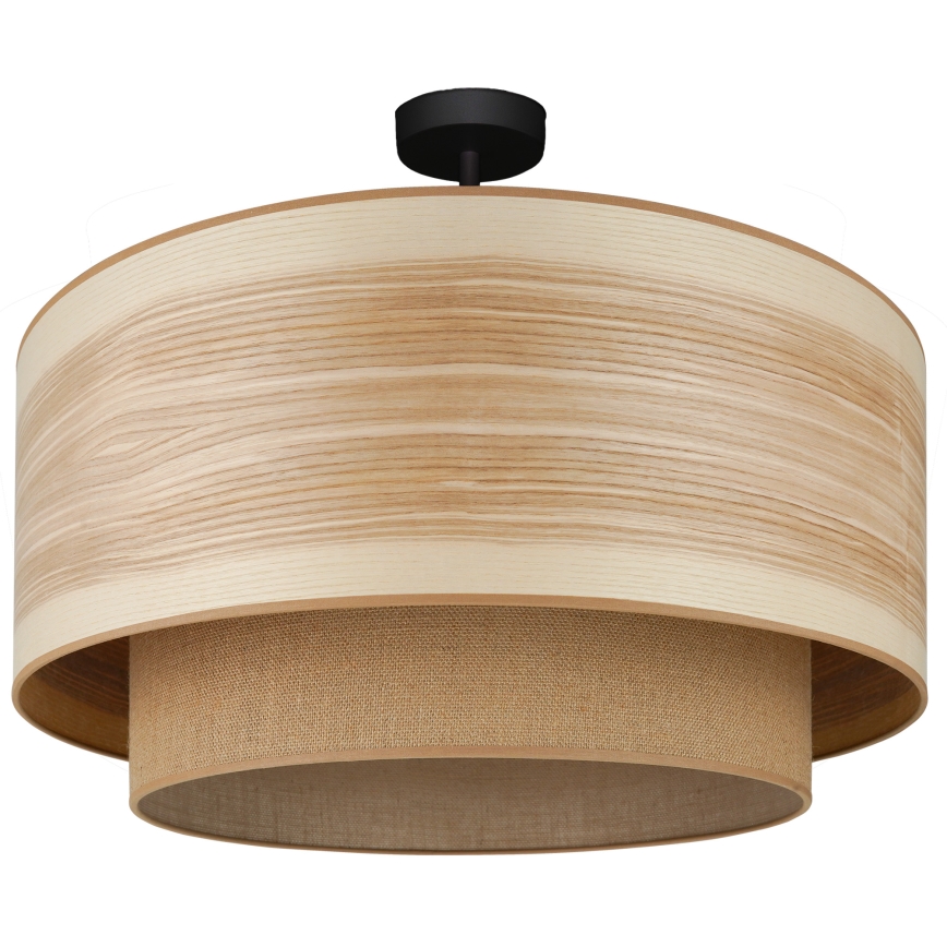 Brilagi - Plafonier MONTANA BOHO 1xE27/15W/230V diâmetro 60 cm castanho