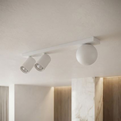 Brilagi - Luminária orientável SELE BALL 2xGU10/30W/230V + 1xG9/10W branca