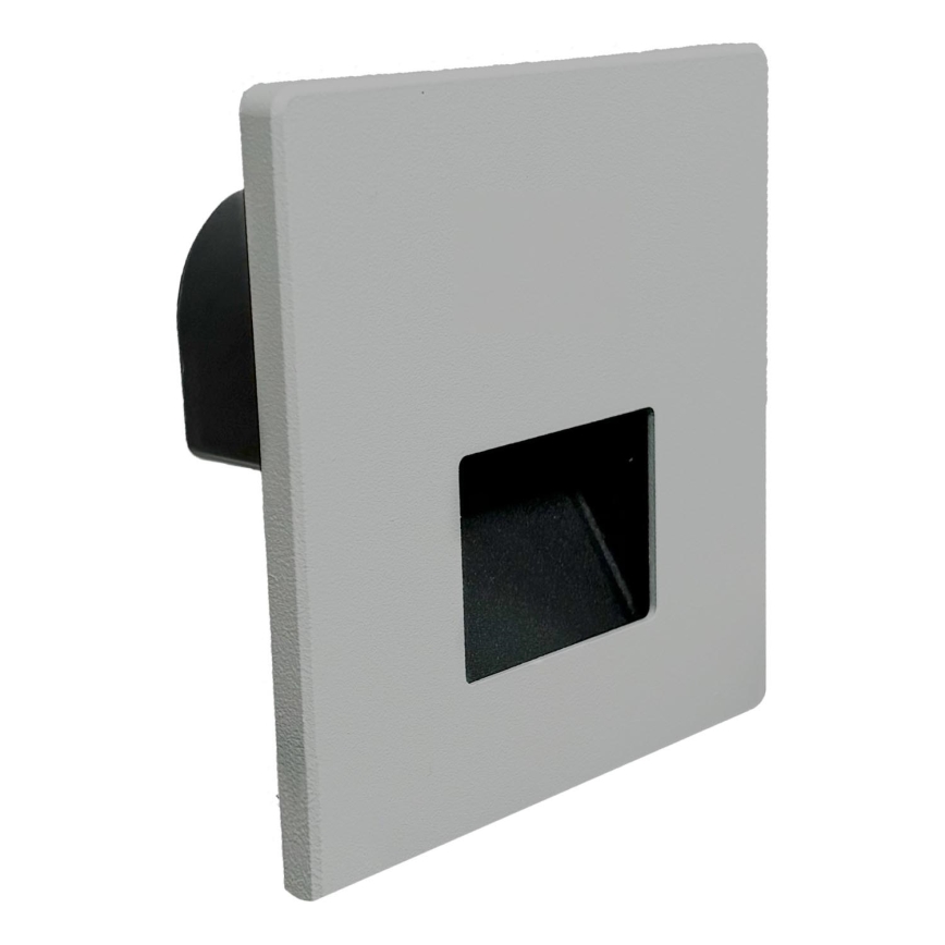 Brilagi - Luminária para escada JACK LED/3W/230V 3000/4000/6500K IP65 cinza