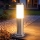 Brilagi - Luminária para exterior NOVA 1xE27/15W/230V 40 cm IP44 cromo fosco