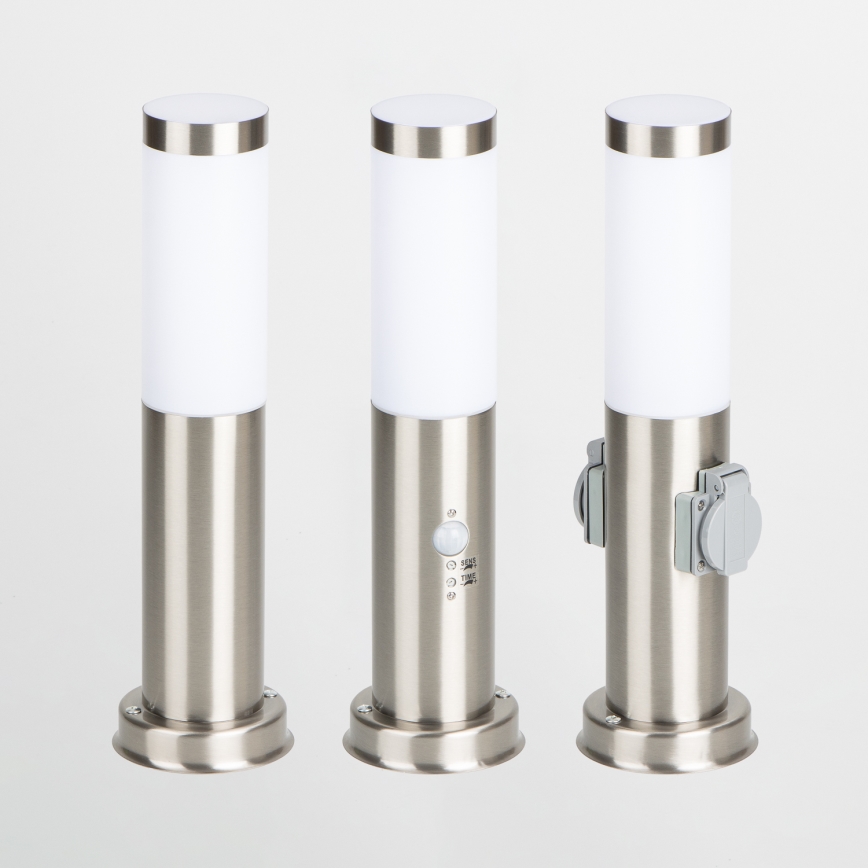Brilagi - Luminária para exterior NOVA 1xE27/15W/230V 40 cm IP44 cromo fosco