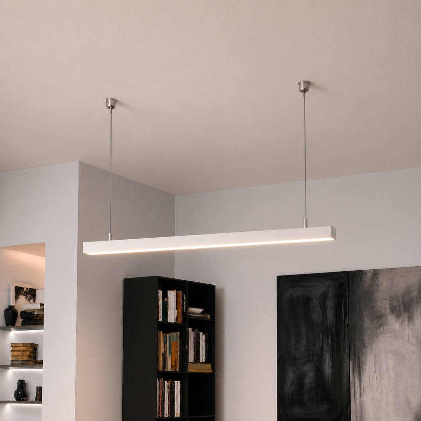 Brilagi - Luminária pendente FULLDAY LED/20/30/40W/230V 2700/4000/6000K 120 cm branca