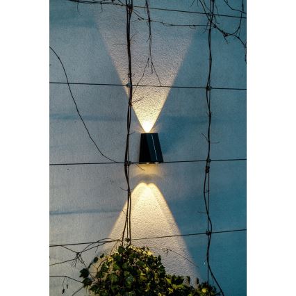 Brilagi - Luminária de parede solar LED PYRAMID LED/2W/3,2V 1300 mAh IP54