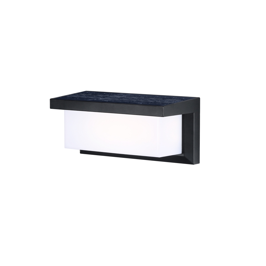 Brilagi - Luminária de parede solar LED com sensor de movimento e crepúsculo BRICKY LED/5W/6V 4000 mAh IP65