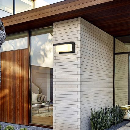 Brilagi - Luminária de parede solar LED com sensor de movimento e crepúsculo BRICKY LED/5W/6V 4000 mAh IP65