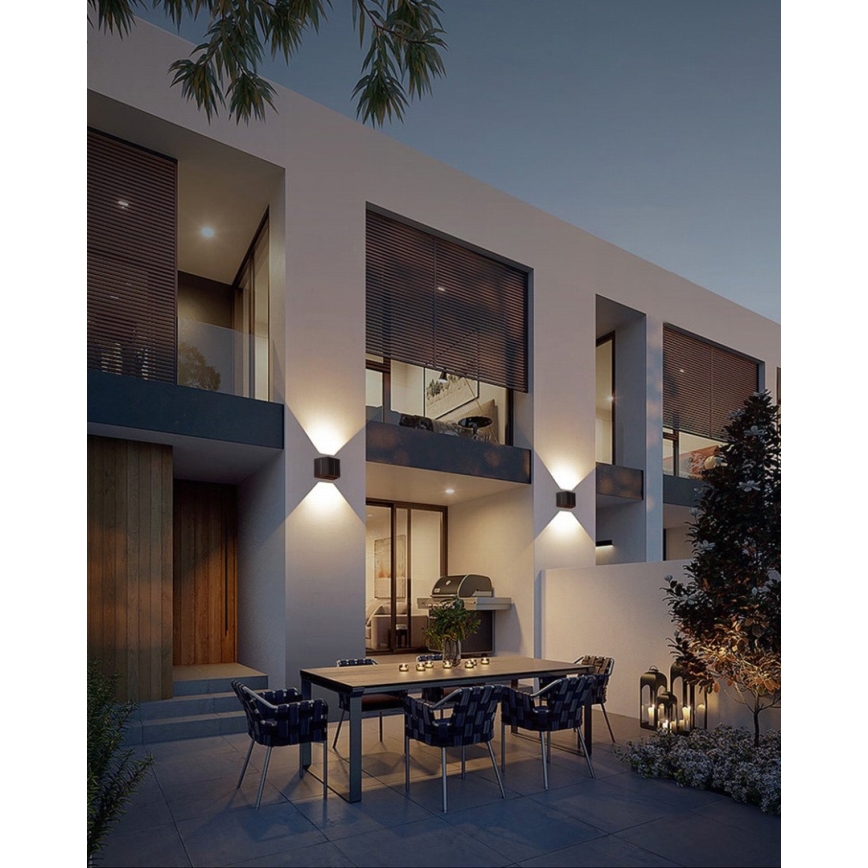 Brilagi - Luminária de parede solar LED SOLAR CUBE LED/2W/3,2V 1300 mAh IP54