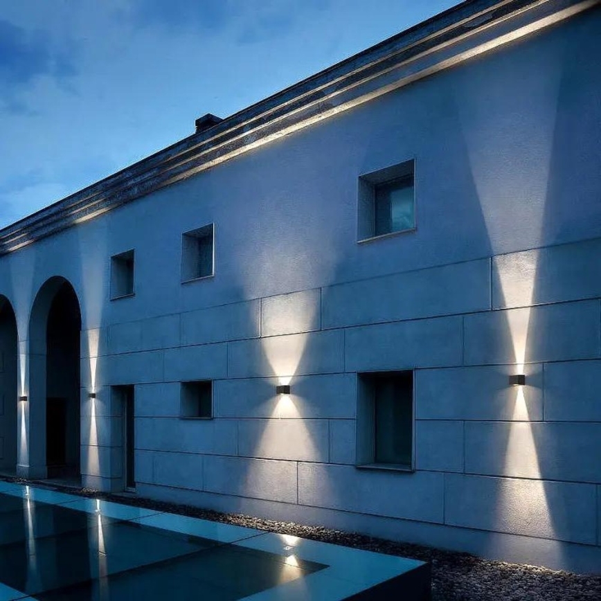 Brilagi - Luminária de parede solar LED SOLAR CUBE LED/2W/3,2V 1300 mAh IP54