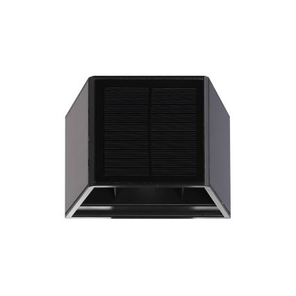 Brilagi - Luminária de parede solar LED SOLAR CUBE LED/2W/3,2V 1300 mAh IP54