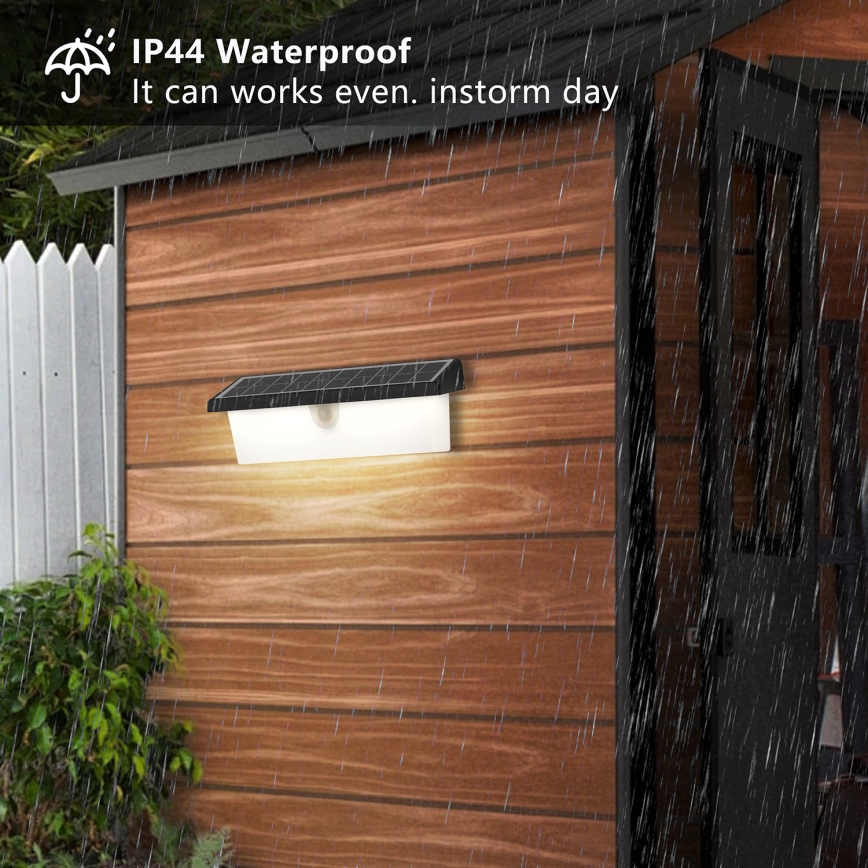 Brilagi - Luminária de parede solar LED com sensor SUN RAY LED/6W/3,7V 2200 mAh IP44