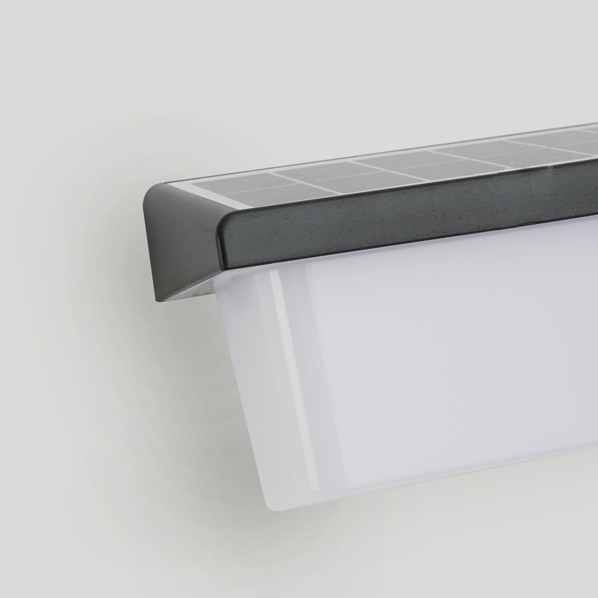 Brilagi - Luminária de parede solar LED com sensor SUN RAY LED/6W/3,7V 2200 mAh IP44