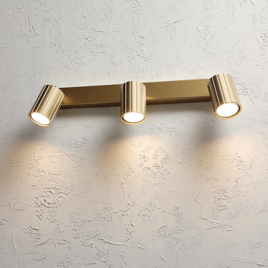 Brilagi - Luminária spot CRISPINA 3xGU10/10W/230V dourada