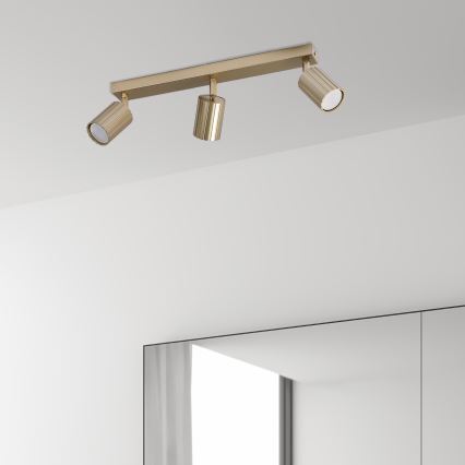 Brilagi - Luminária spot CRISPINA 3xGU10/10W/230V dourada