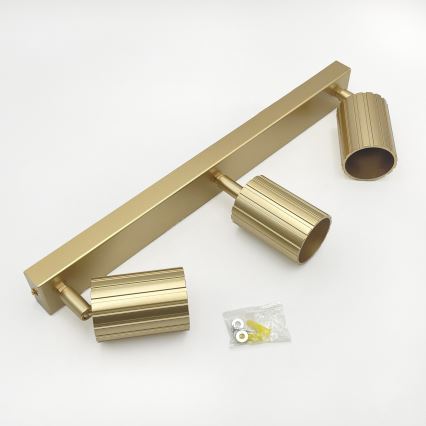 Brilagi - Luminária spot CRISPINA 3xGU10/10W/230V dourada