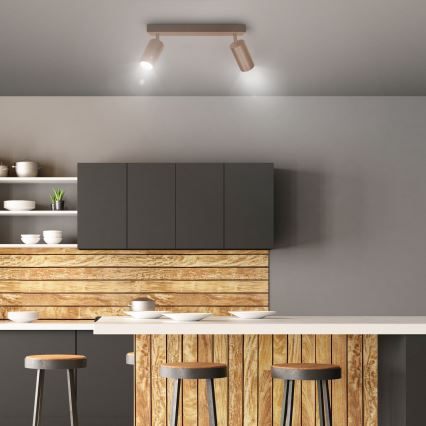 Brilagi - Luminária spot SELE 2xGU10/30W/230V bege