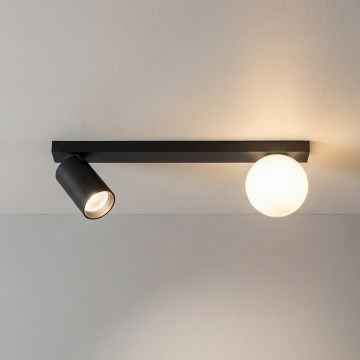 Brilagi - Luminária spot SELE BALL 1xGU10/30W/230V + 1xG9/10W preta