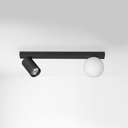 Brilagi - Luminária spot SELE BALL 1xGU10/30W/230V + 1xG9/10W preta