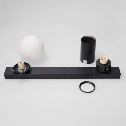Brilagi - Luminária spot SELE BALL 1xGU10/30W/230V + 1xG9/10W preta