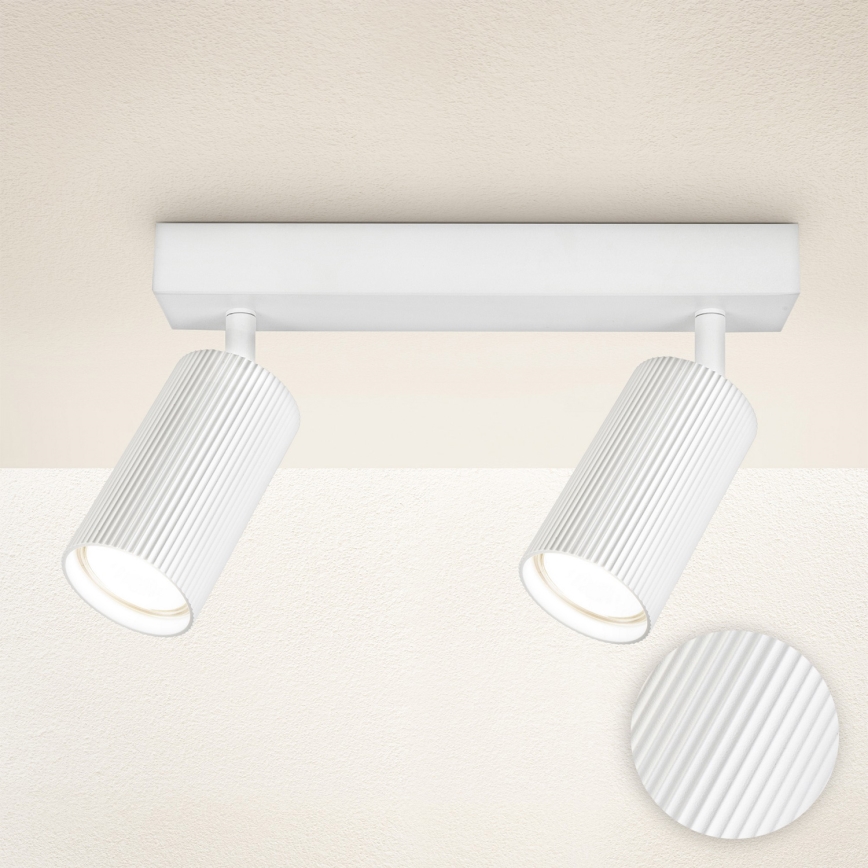 Brilagi - Luminária spot SELE MODERN 2xGU10/30W/230V branca