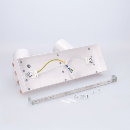 Brilagi - Luminária spot SELE WOOD ACOUSTIC 2xGU10/30W/230V branco/madeira